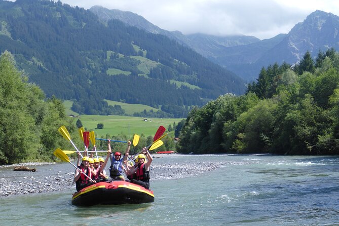Family Rafting Iller - White Water Rafting Level 1 - Meeting Point and End Point