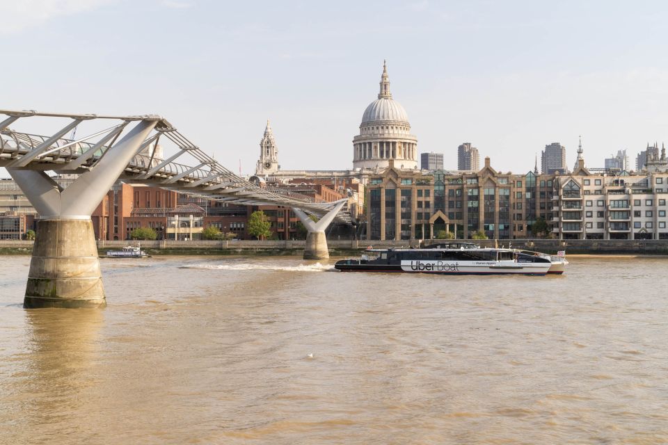 London: Uber Boat by Thames Clippers Single River Ticket - Booking Details