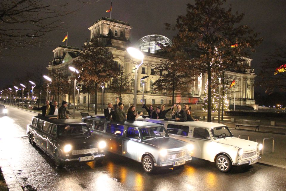 Berlin: 1.5-Hour Winter Lights Tour by Trabi Limousine - Experience