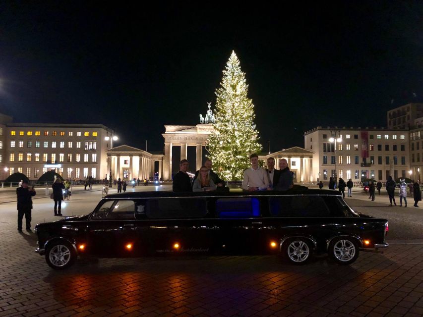 Berlin: 1.5-Hour Winter Lights Tour by Trabi Limousine - Route Options