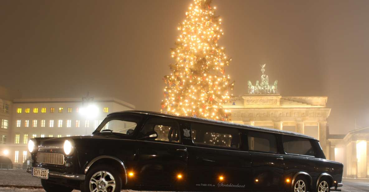 Berlin: 1.5-Hour Winter Lights Tour by Trabi Limousine - Festive Spirit of Berlin