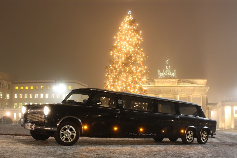 Berlin: 1.5-Hour Winter Lights Tour by Trabi Limousine - Frequently Asked Questions