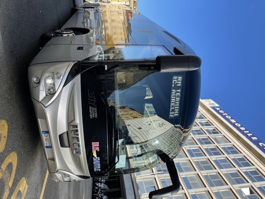 Civitavecchia: Transfer to Rome & Hop-on Hop-off Bus Ticket