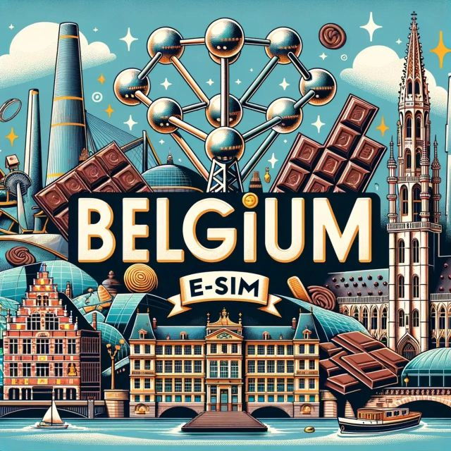 E-Sim Belgium 10 Gb
