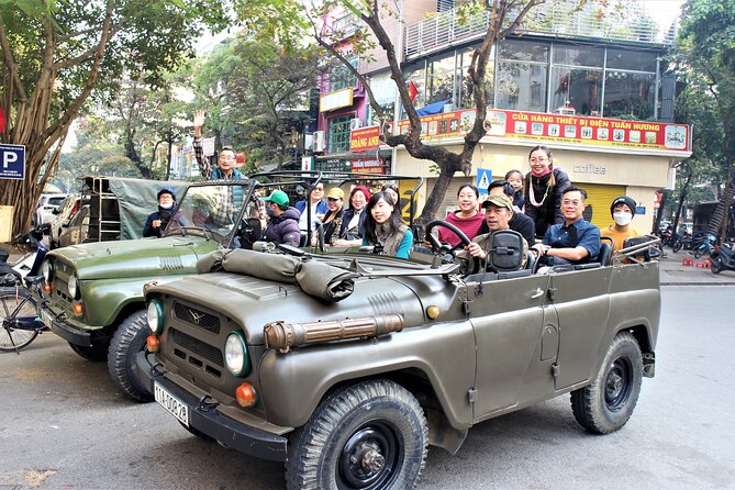 Jeep Tours Hanoi: City & Countryside Half Day Combo