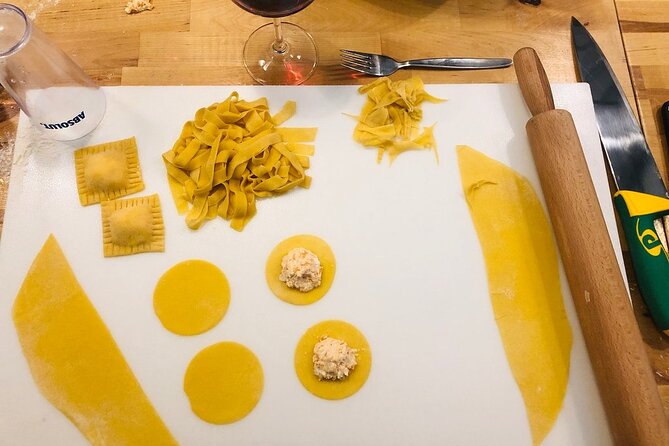 Kitchen of Mamma Pasta Cooking Class in Rome