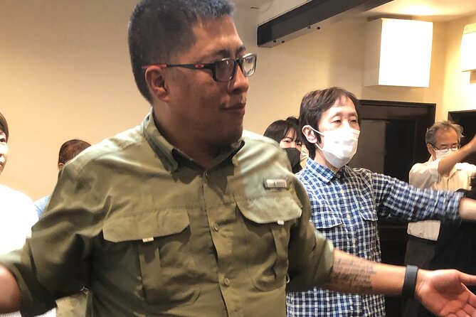 Lets Dance Bon Odori(Folk Dance) to the Music Near Tsutenkaku. - Good To Know