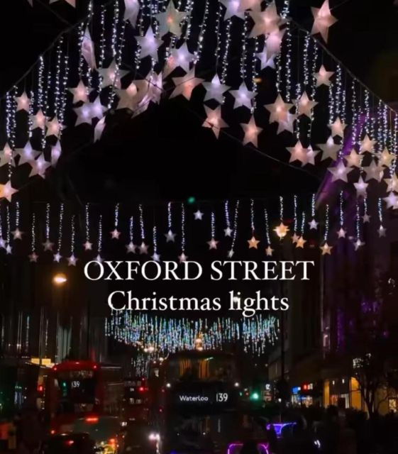 London Christmas Lights Guided Walking Tour