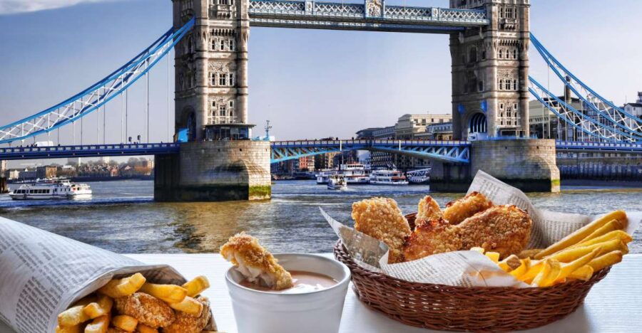 London English Food Tasting & Private City Sightseeing Tour
