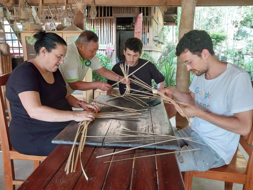 Luang Prabang: Bamboo Craft Workshop & Tea Party With Snacks