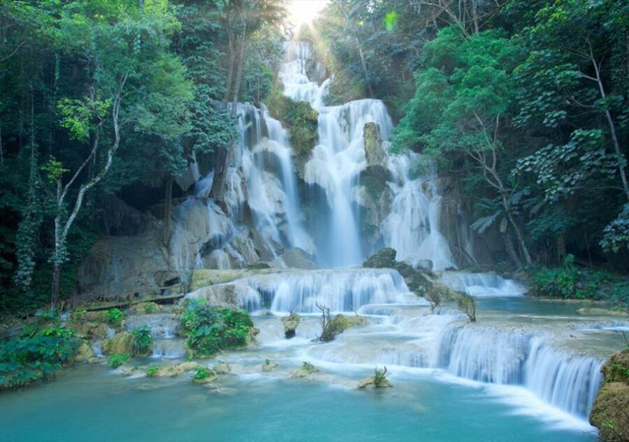 Luang Prabang: Pak Ou Caves & Kuang Si Falls Day Trip