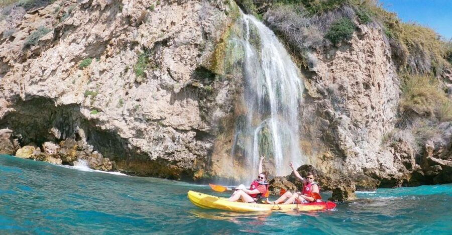 Nerja: Nerja and Cascada De Maro Sea Kayak Tour