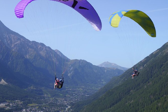 Paragliding Tandem Flight Over the Alps in Chamonix