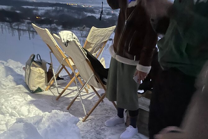 Private Deck Bonfire Café: Winter Evening Sky - Good To Know