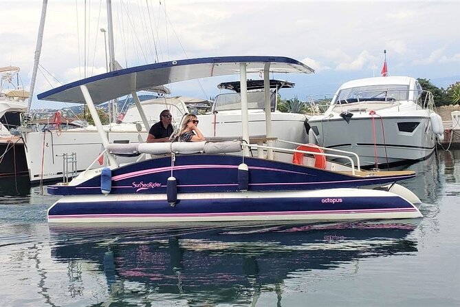 Private Solar Catamaran Cruise in Antibes Juan Les Pins