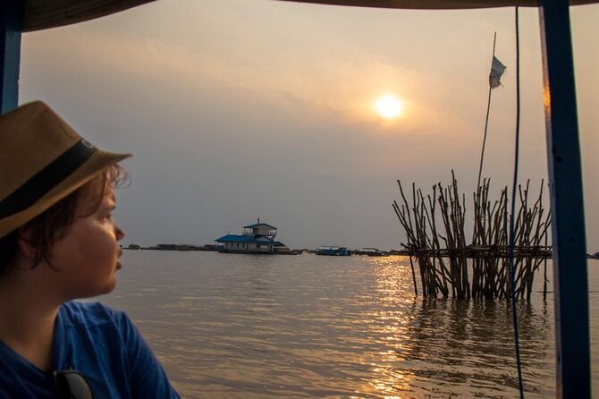 Sunset on Tonle Sap Lake
