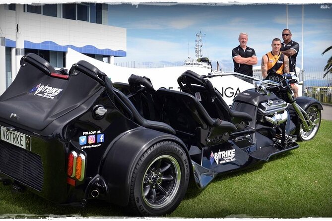 TAURANGA SHORE EXCURSION: Epic 25 Min V8 Trike Tour of Mt Maunganui & TAURANGA