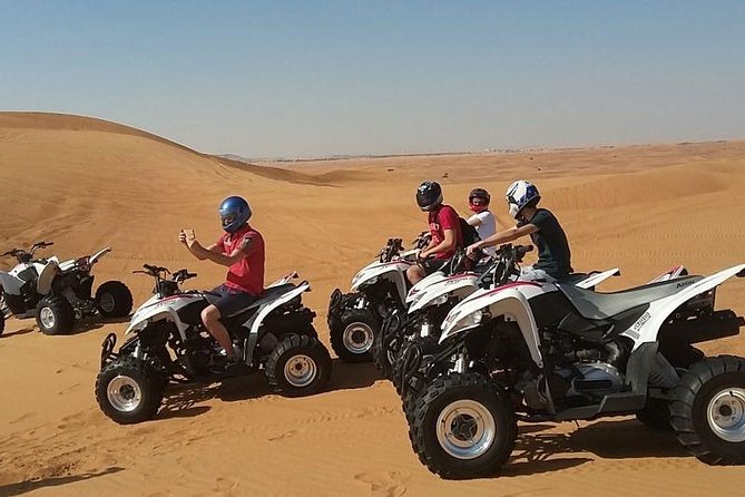 1 HR Self Drive Quad Bike , BBQ Dinner, Sand Boarding, Camel Ride & 3 Live Shows - Good To Know