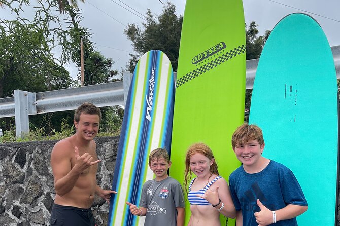 2-Hour Guided Private Surf Lesson in Kona - Inclusions and Equipment Provided