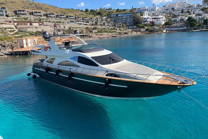 8 Hour Private Yacht Cruise in Delos Rhenia Mykonos Azimut 80 - Yacht Cruise Overview