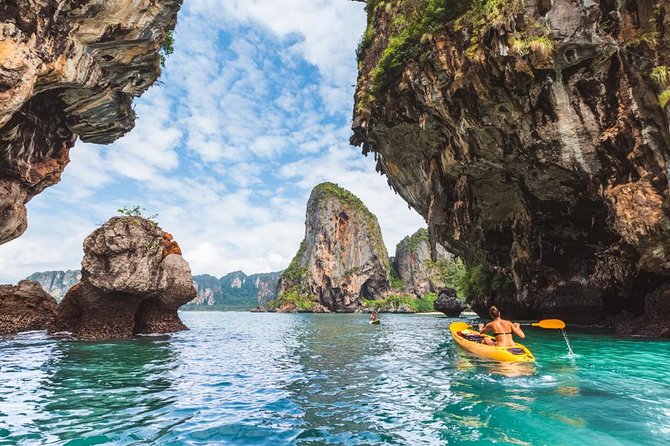 A Secret Romantic Adventure in Krabi – Kayaking, Beach Picnic & Forest Hike - Kayaking Through Krabis Hidden Caves