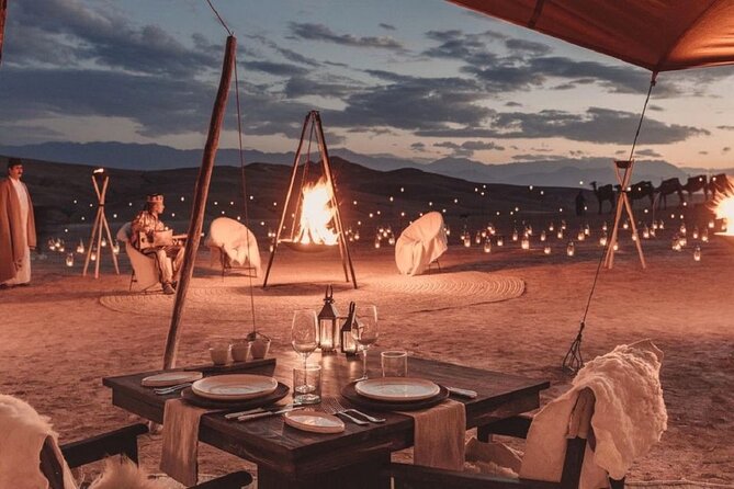 AGAFAY DESERT: Dinner, Camel Ride, Berber Camp , Sunset - Camel Ride at Sunset: A Unique Experience