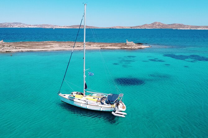All Incl. Mykonos: Delos & Rhenia Beach up to 12 Pax-Free Trans - Itinerary Overview