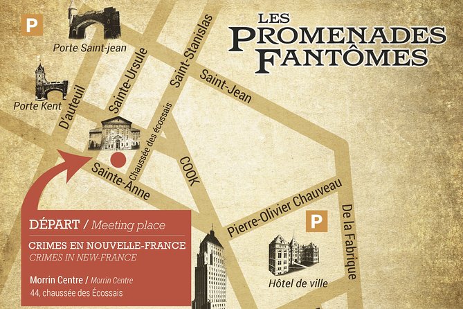 Animated Crime Walking Tour in Old Quebec - Tour Details
