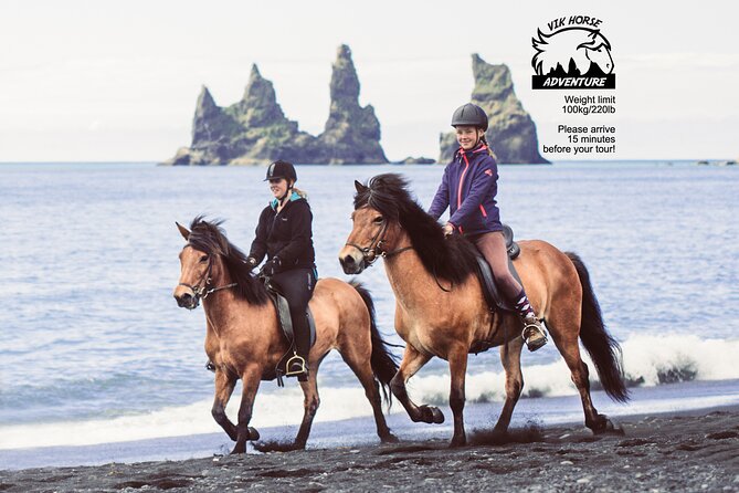 Black Sand Beach Horse Riding Tour From Vik - Tour Overview and Experience