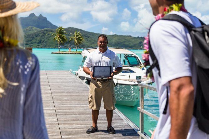 Bora Bora VIP Arrival Airport to Hotels Transfer - Welcoming With Scented Garland