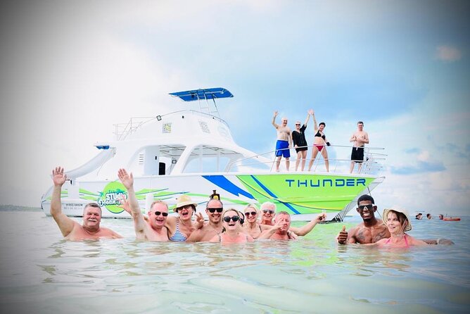 Catamaran Party Boat Half Day Trip With Snorkeling and Natural Pool - Pricing and Booking Information