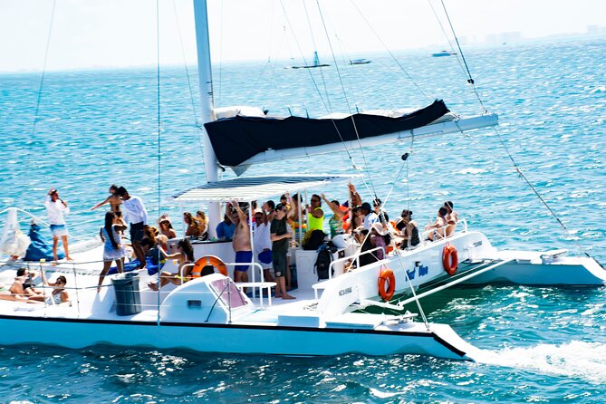 Catamaran to Isla Mujeres, Open Bar, Buffet, Beach Club Included - Hassle-Free Catamaran Day Trip
