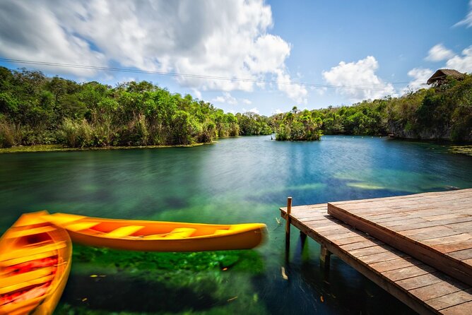 Cenote Tankah and Mayan Village Tour With Zipline, Canoes & Lunch - Ziplining Adventure