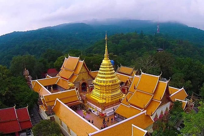 Chiang Mai 3 Mountain Jungle Trak Temple Waterfall, Suthep Temple, Opium Museum - Chiang Mais Mountain Jungle Trek