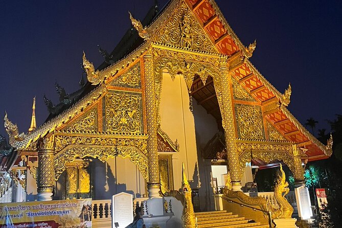 Chiang Mai Temples and Market Tuk-Tuk Evening Night Tour - Tour Highlights