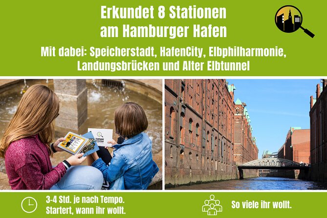 City Game Scavenger Hunt Hamburger Hafen for Children - Exciting City Tour - Whats Included