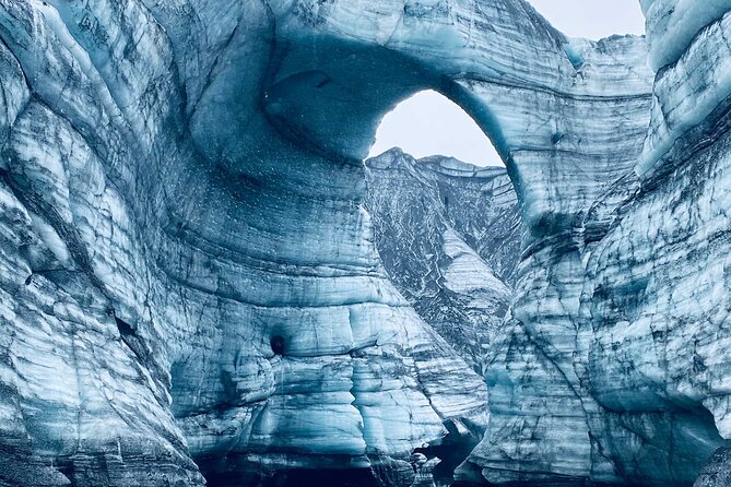 Crystal Blue Ice Cave - Super Jeep From Jökulsárlón Glacier Lagoon - Witness the Ethereal Blue Ice Caves