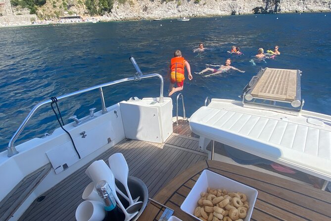 Day in Private Boat With Skipper From Salerno to Positano - Boat Trip Highlights