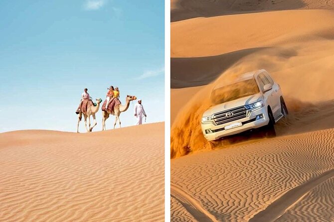 Desert Safari, Camel Ride, Sand Boarding, Inland Sea Visit COMBO - Pricing and Availability