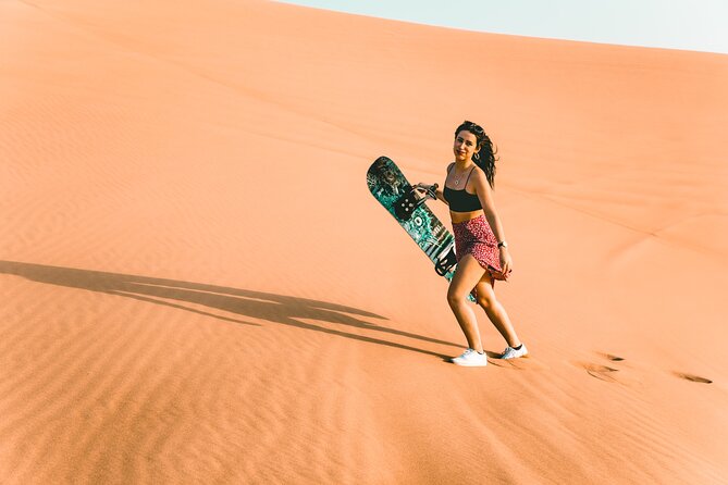 Doha Sunset Safari: Camel Trek With Dune Bashing and Sandboarding - Overview of Doha Sunset Safari
