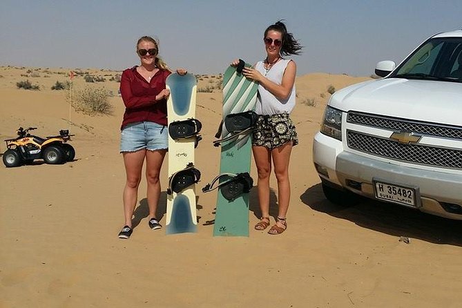 Dubai Desert Morning Tour in 4WD Vehicle: Camel Ride, Quad Bike Tour, Sandboarding, and Camel Farm - Morning Desert Tour Highlights