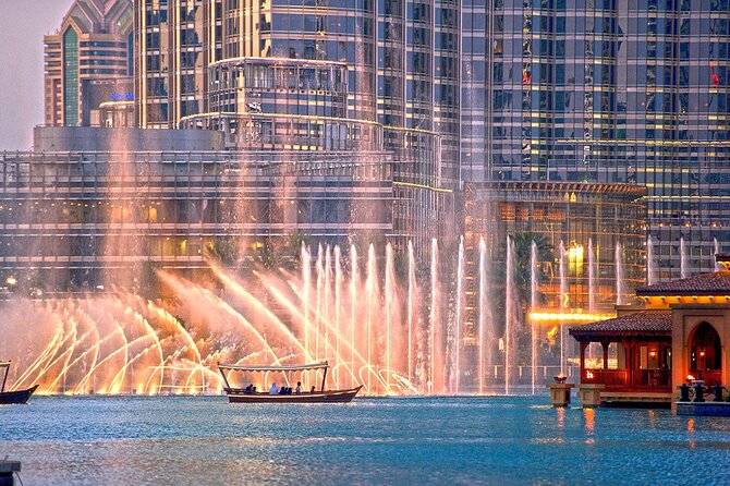 Dubai Fountain Show & Lake Ride Tickets With Transfers Option - Good To Know