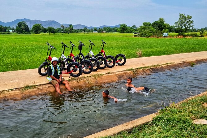 E-Scooter and E-Bike Tour in Kanchanaburi - Included Equipment and Pickup Details