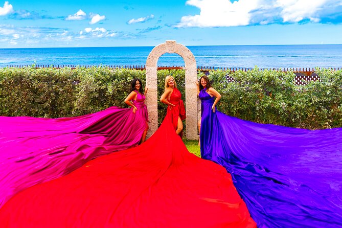 Flying Dress Photoshoot in Barbados - Meeting and Pickup Instructions