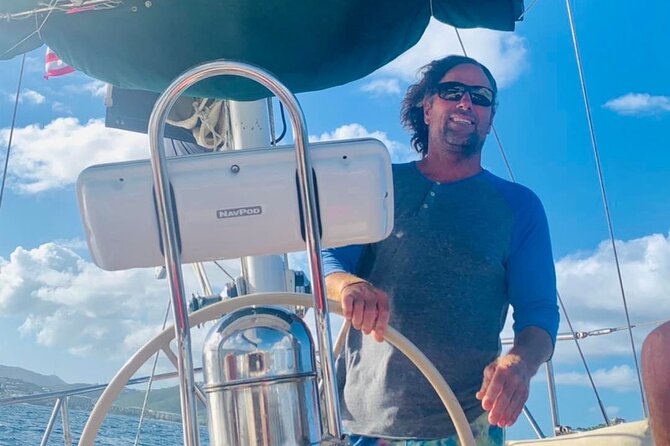 Full Day Cruz Bay by Sailboat  - St John - Enjoying a Delicious Onboard Lunch