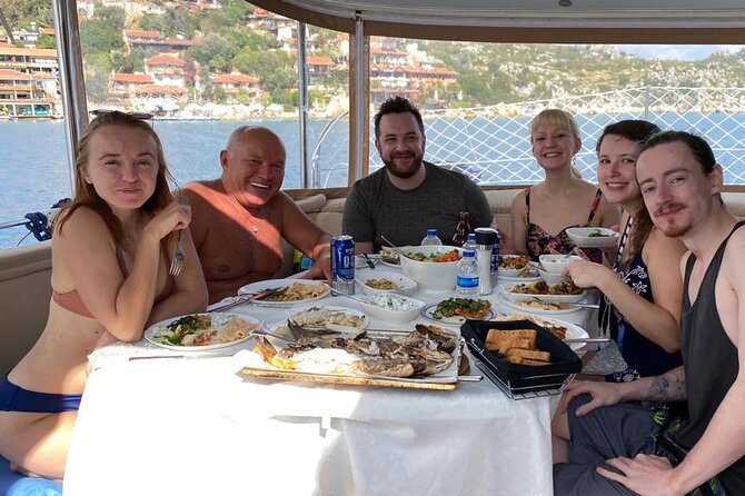 Full-Day Exclusive Catamaran Cruise in Kaş With Lunch - Cruise Duration and Admission Details