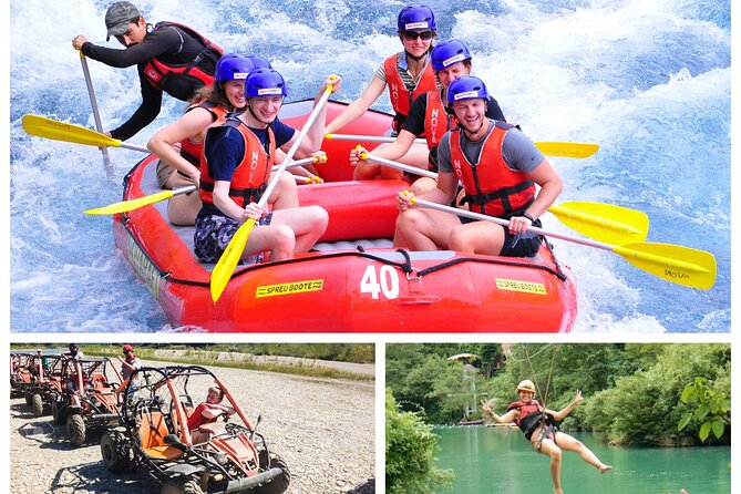 Full Day Rafting, Buggy Safari and Zipline From Alanya and Side - Rafting Experience on the Alara River