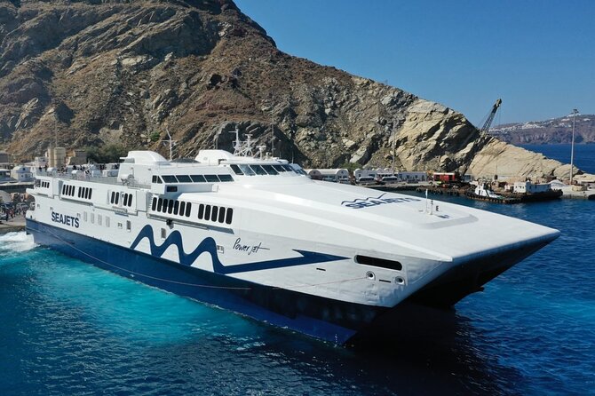 Full-Day Trip to Santorini Island by Boat From Ag.Nikolaos Elounda With Transfer - Boat Departure and Arrival Times