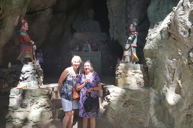 GOLDEN BRIDGE,MARBLE MOUTAIN,LADY BUDDHA STATUE From CHAN MAY or TIEN SA Port - Visiting the Majestic Lady Buddha Statue: Symbol of Peace and Tranquility