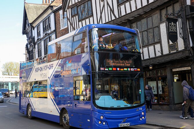 Golden Tours York Hop-On Hop-Off Open Top Bus Tour With Audio Guide - Pricing and Value